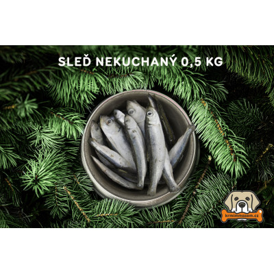 Sleď celý malý nekuchaný 1 kg