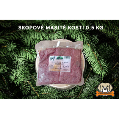 Mleté skopové masité kosti 500g