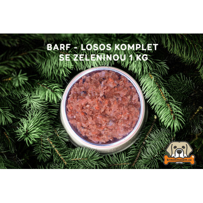 BARF - Losos komplet se zeleninou 1kg