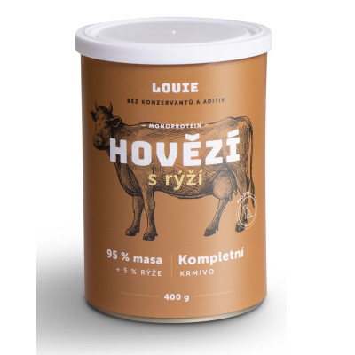 Louie hovězí s rýží 1200 g