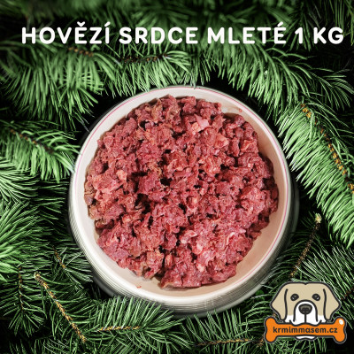 Hovězí srdce mleté 1 kg