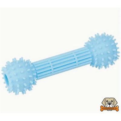 Gumová hračka tyč modrá 13,5cm