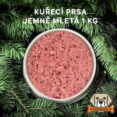 Kuřecí prsa jemně mletá 1 Kg