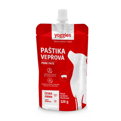 Yoggies paštika - vepřové maso 120 g