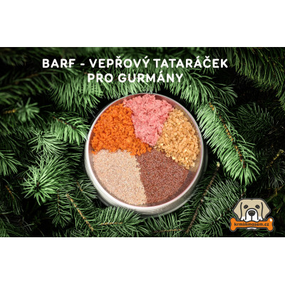 BARF - Vepřový tataráček pro gurmány 1kg