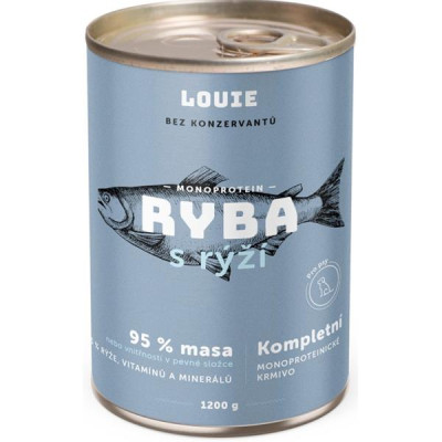 Louie ryba s rýží 1200 g