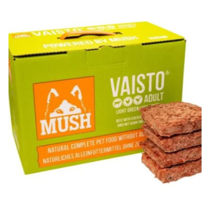 Mush VAISTO® GREEN- Hovězí maso+krůta+kuře 10 kg