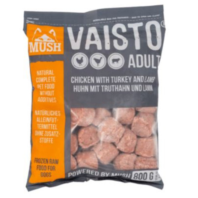 Mush VAISTO® GREY - Jehněčí maso+kuře+krůta 800 g