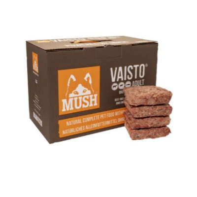 Mush VAISTO® BROWN - Hovězí maso+jehněčí maso+losos 10kg