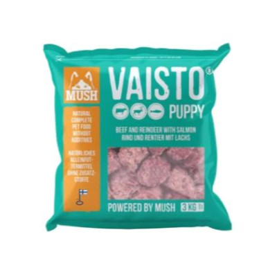 Mush VAISTO® ICE BLUE PUPPY - Hovězí maso+sob+losos 3 kg