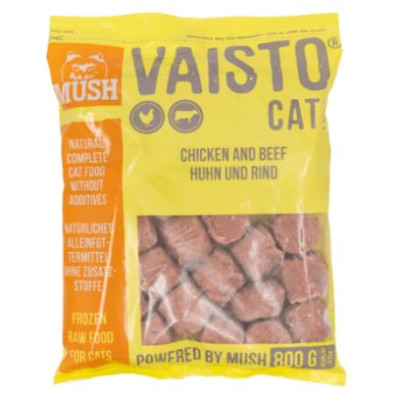 Mush VAISTO® CAT YELLOW - Hovězí maso+kuře 800 g