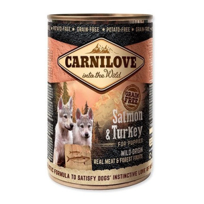 Carnilove 400g wild meat puppy salmon+turkey (losos+krocan)