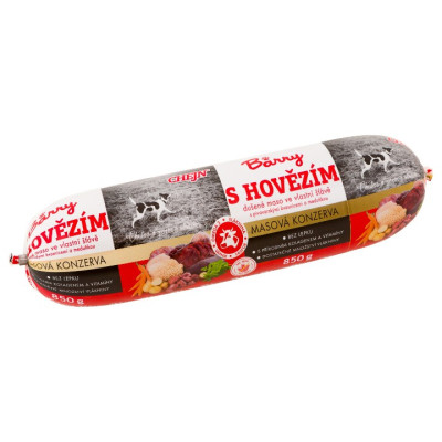 BARRY s hovězím masem 850 g (hovězí maso, piv.kvasnice, meduňka)