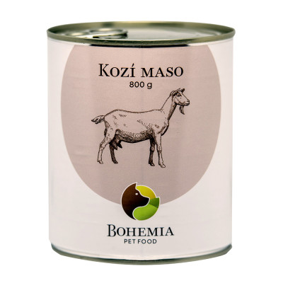 BOHEMIA Kozí maso ve vlastní šťávě 800 g