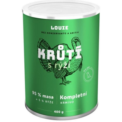 Louie krůtí s rýží 400 g