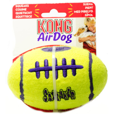 Hračka tenis Air dog Míč rugby Kong medium