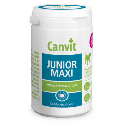 Canvit Junior Maxi ochucené pro psy 230g