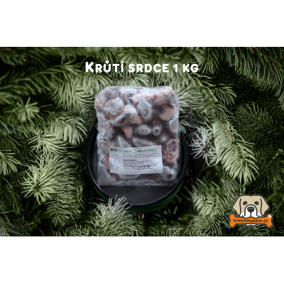 Krůtí srdce kusové 1kg