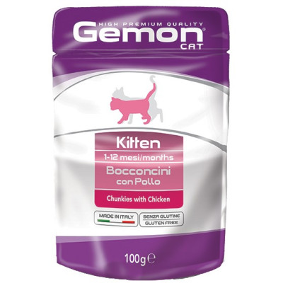 GEMON Cat HP kitten kapsička kuřecí 100 g